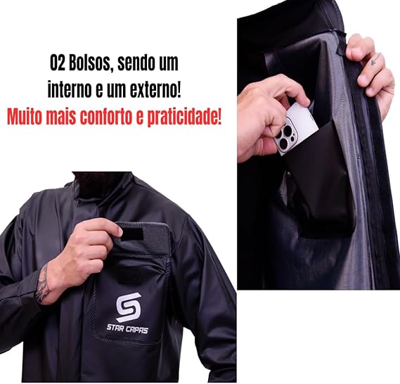 Capa de Chuva PVC Luxo 3