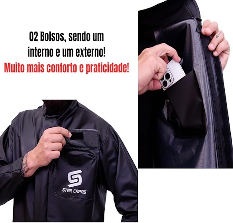 Capa de Chuva PVC Luxo 3