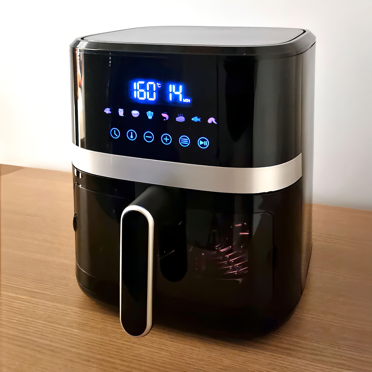 Air Fryer Lume Touchscreen com Visor Digital 5,5 L 2