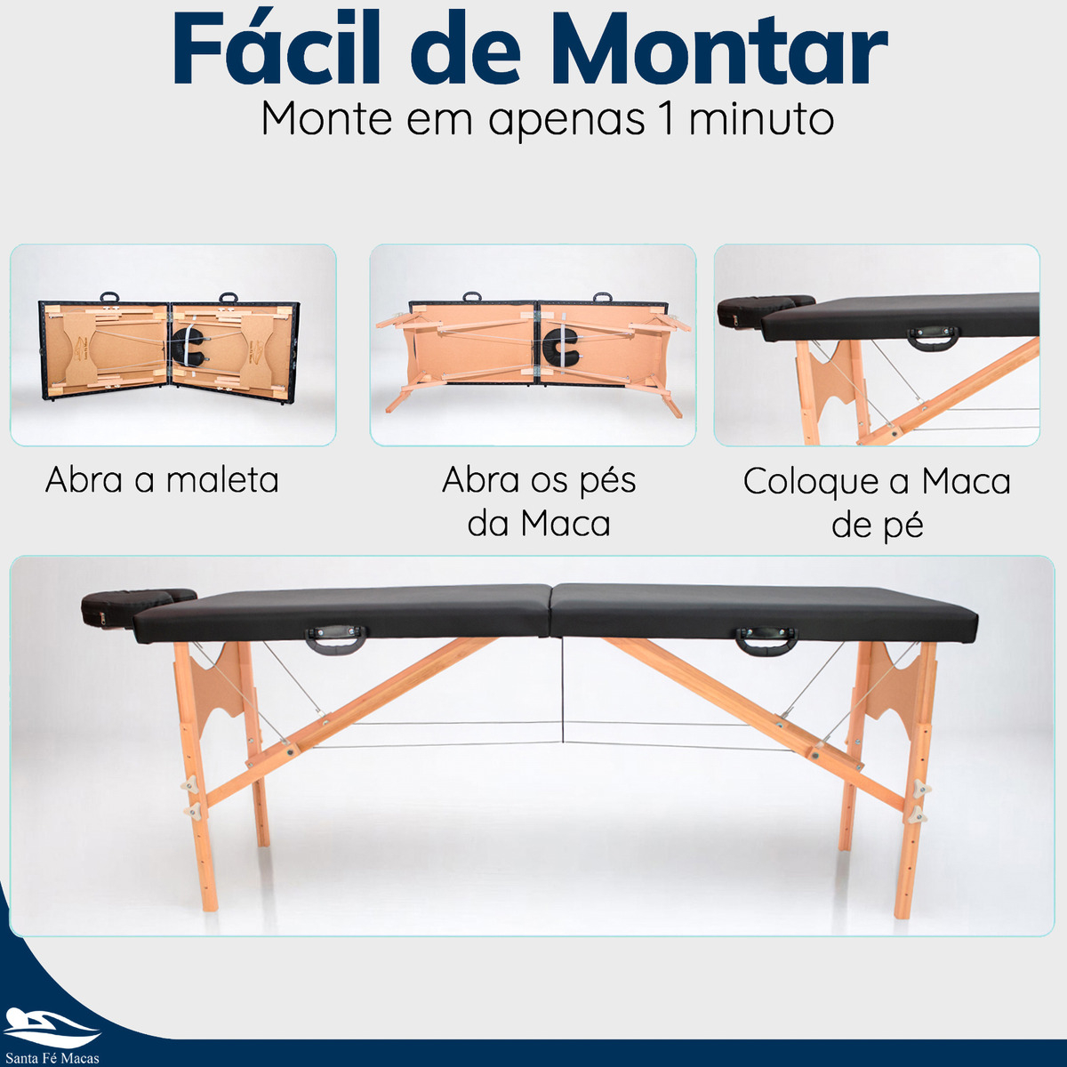 Maca Portátil Standard com Regulagem de Altura RA01 3