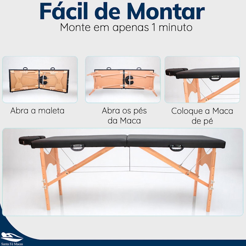 Maca Portátil Standard com Regulagem de Altura RA01 3