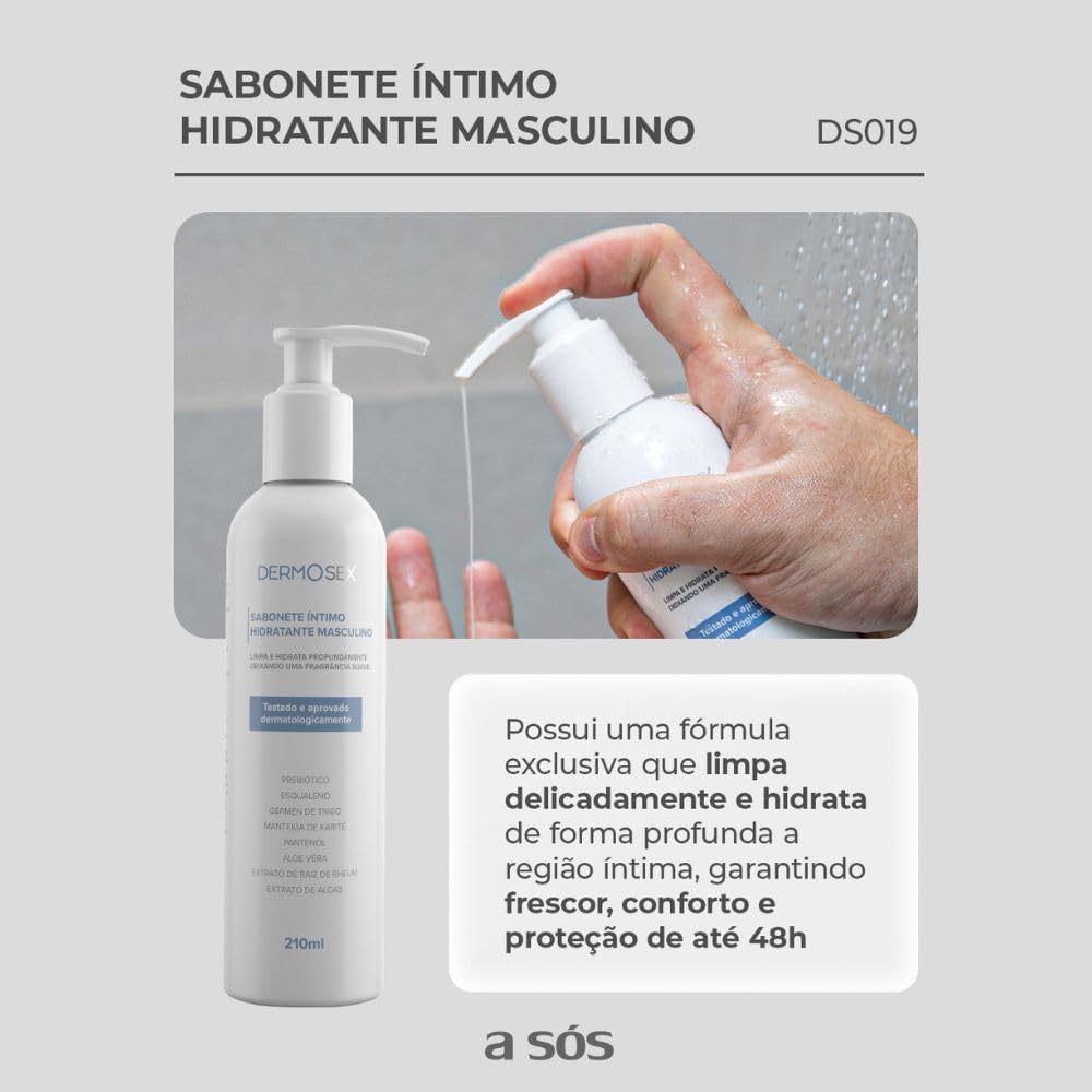 Sabonete Íntimo Hidratante Masculino Dermosex 4