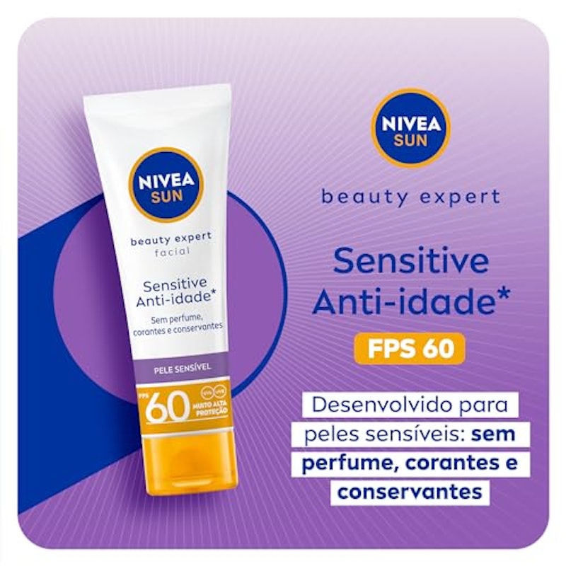 Nivea Sun Protetor Solar Facial Beauty Expert Sensitive 4