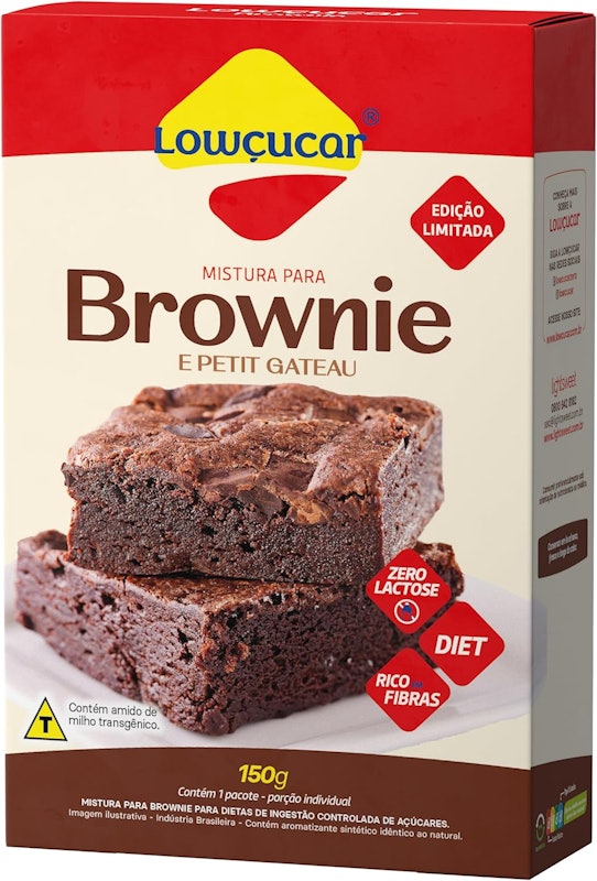 Mistura para Brownie e Petit Gâteau Zero Lactose 1