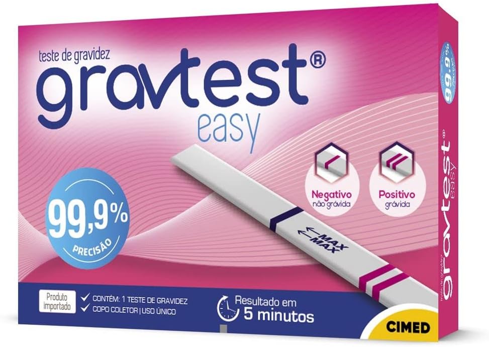 Teste de Gravidez Gravtest Easy 1