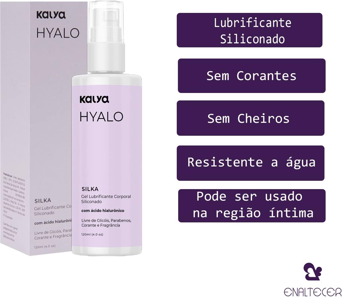 Hyalo Silka - Gel Lub. à Base de Silicone e Ácido Hialurônico sem Perfume 4