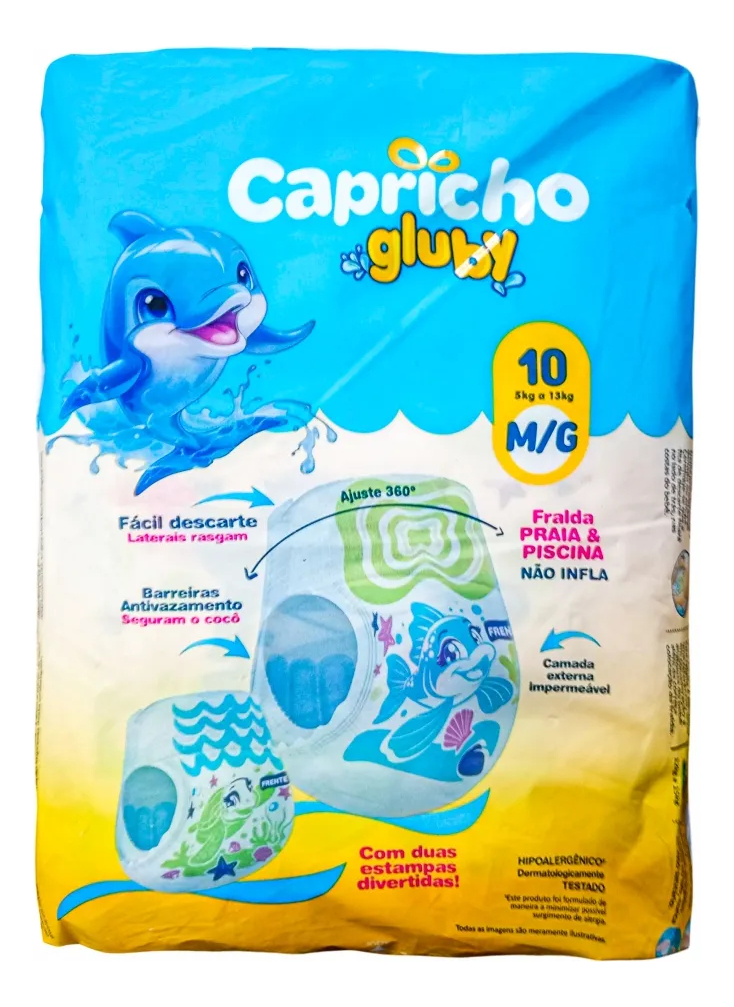 Fralda Descartável Capricho Gluby 2