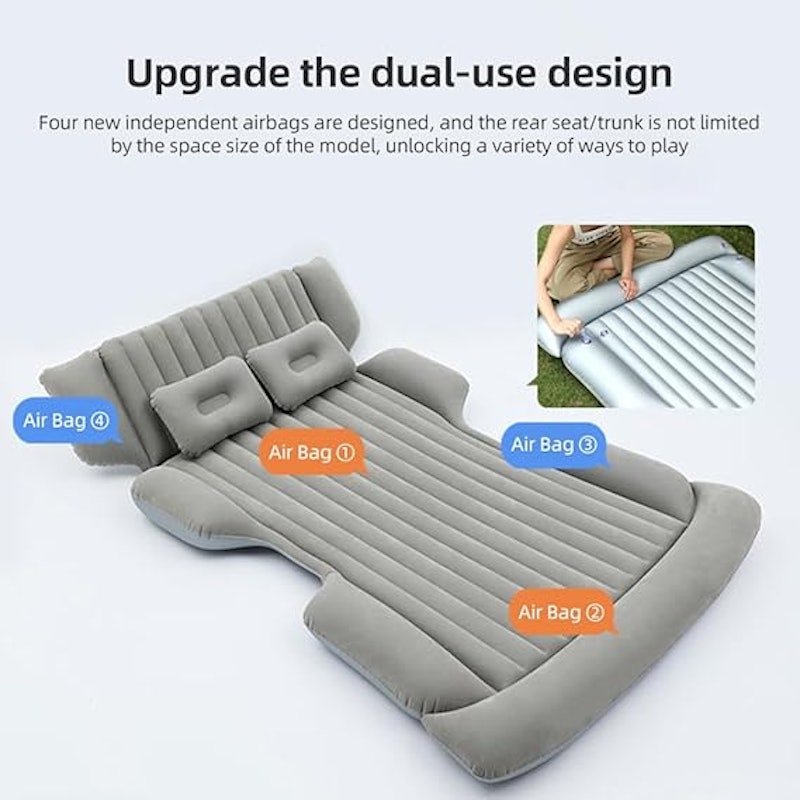 Colchão de Ar Inflável para Carro Cama Viagem 3