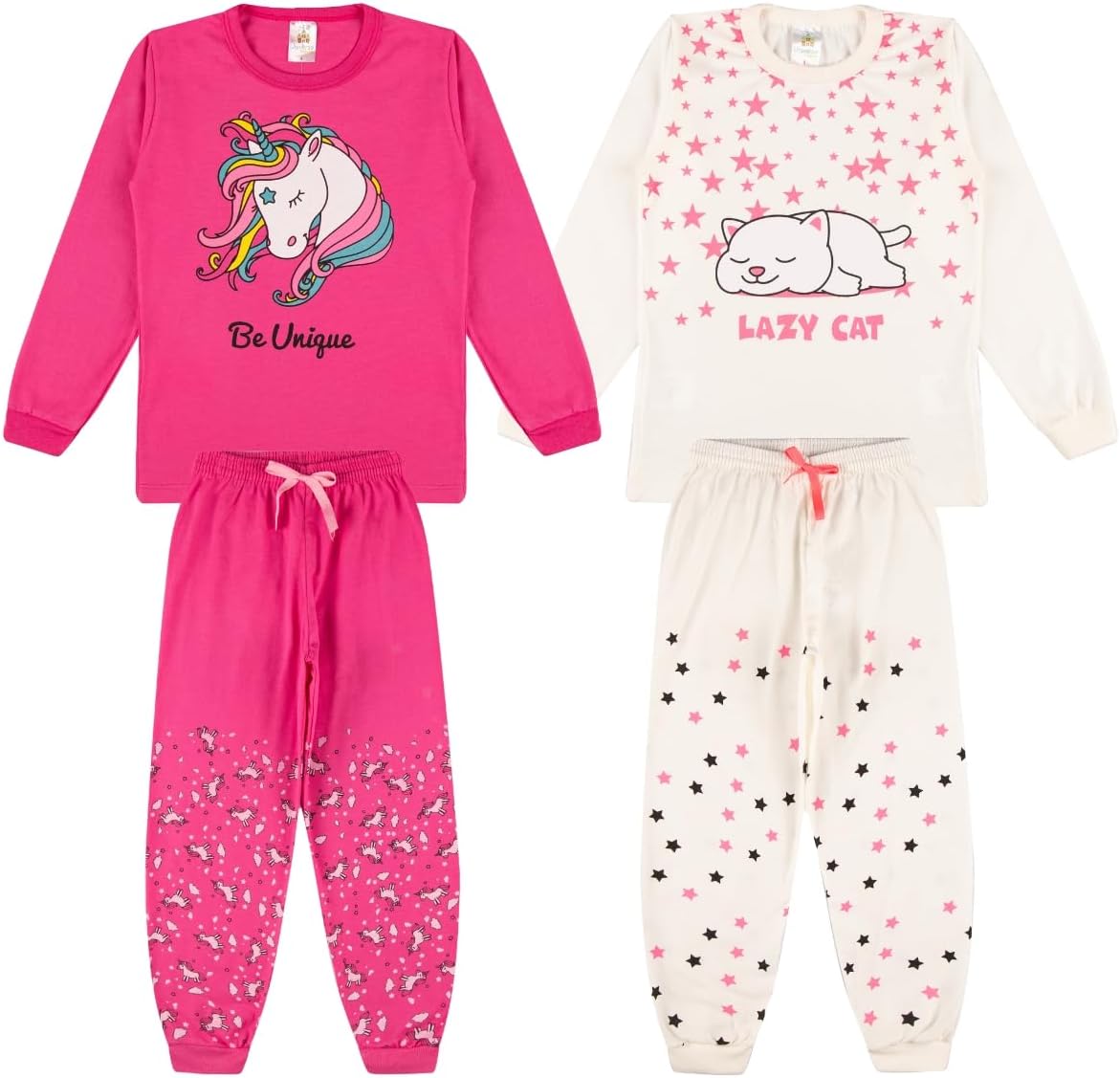 Kit Sortido 3 Pijamas Infantis Menina 5