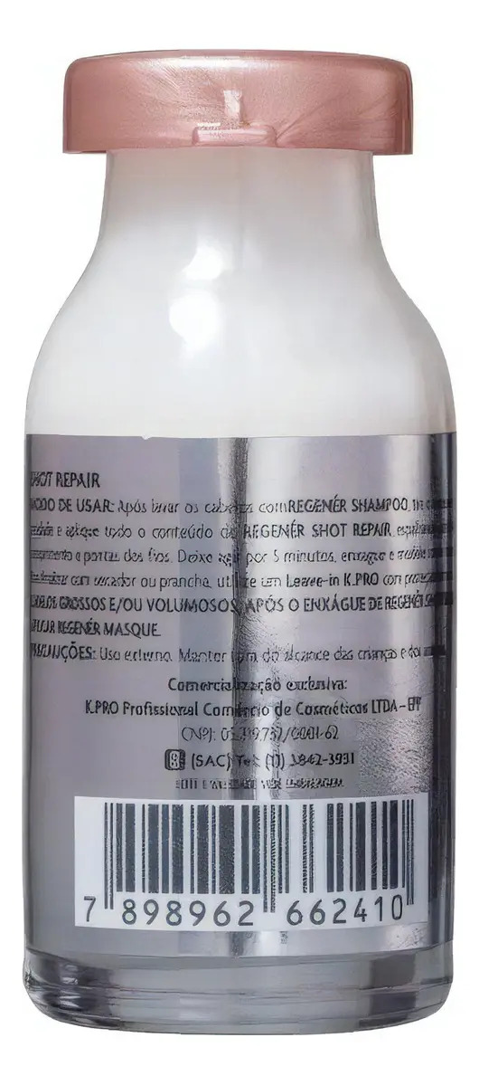 Regenér Shot Repair Ampola Capilar Brilho Intenso 2