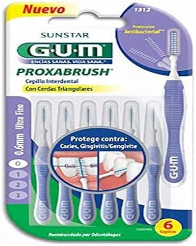 Escova Interdental Proxabrush 0,6 mm 6 Unidades 1