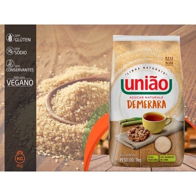 Açúcar Demerara União Naturale 3