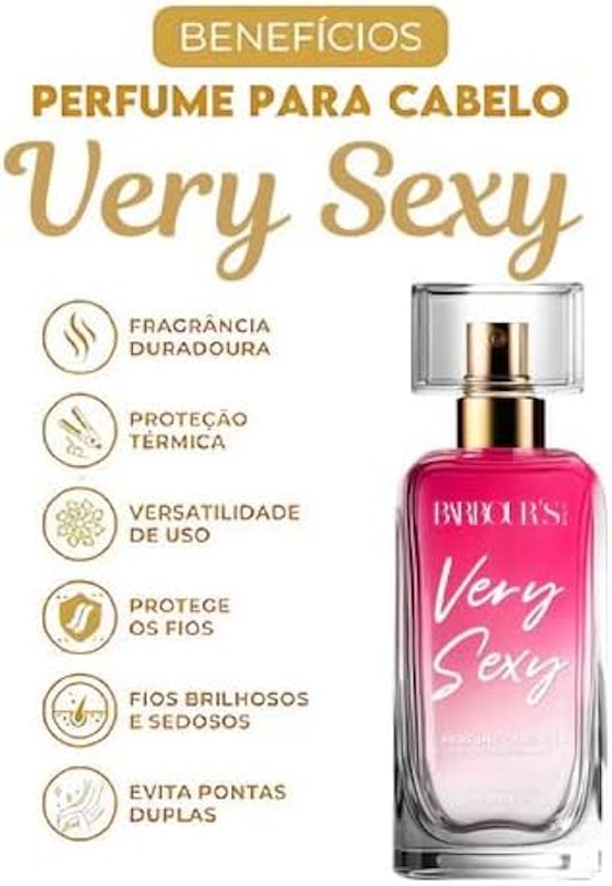 Perfume para Cabelo / Finalizador Termoativo Very Sexy 3
