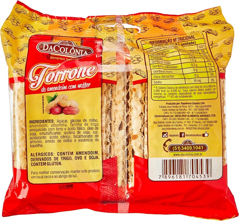 Torrone de Amendoim com Wafer 2