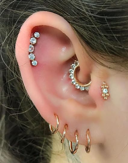 Piercing Helix Conch Zircônia 1,2 x 8 Lomiss 3
