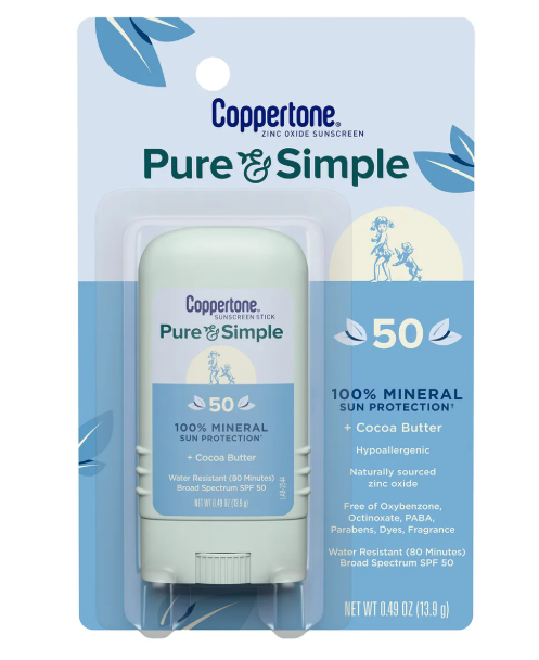 Protetor Solar em Bastão Pure & Simple FPS 50 com Proteção Mineral 1
