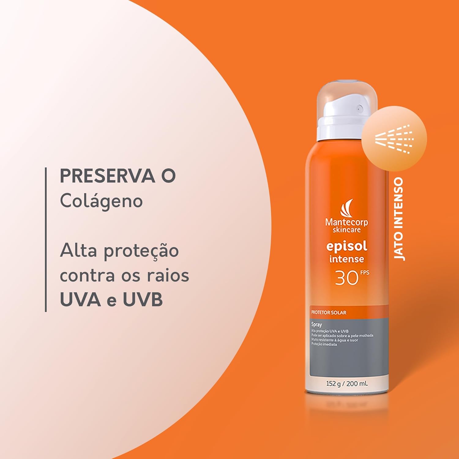 Protetor Solar Corpo e Rosto Intense FPS 30 3