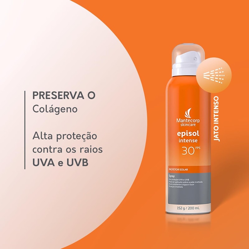 Protetor Solar Corpo e Rosto Intense FPS 30 3