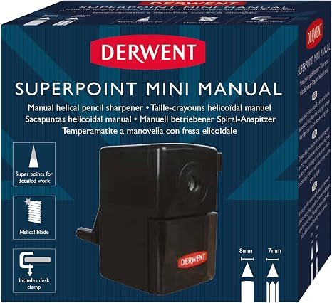Apontador de Lápis Manivela Derwent 2