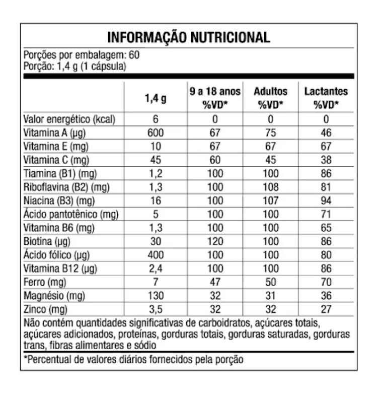 Reinforce Cabelos & Unhas 2