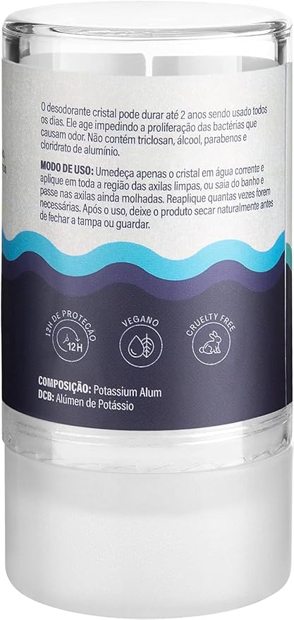 Desodorante Cristal Stick Vegano Alva 4