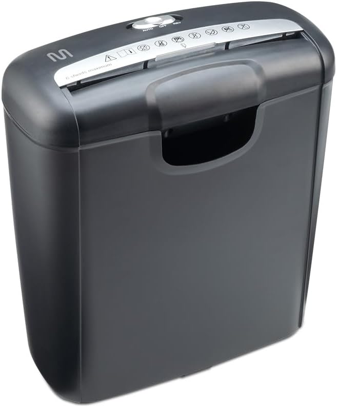 Fragmentadora de Papel e Cartão 6 Folhas em Tiras 10 L 1