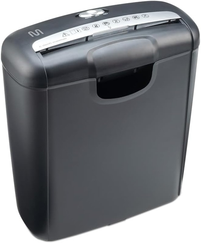 Fragmentadora de Papel e Cartão 6 Folhas em Tiras 10 L 1