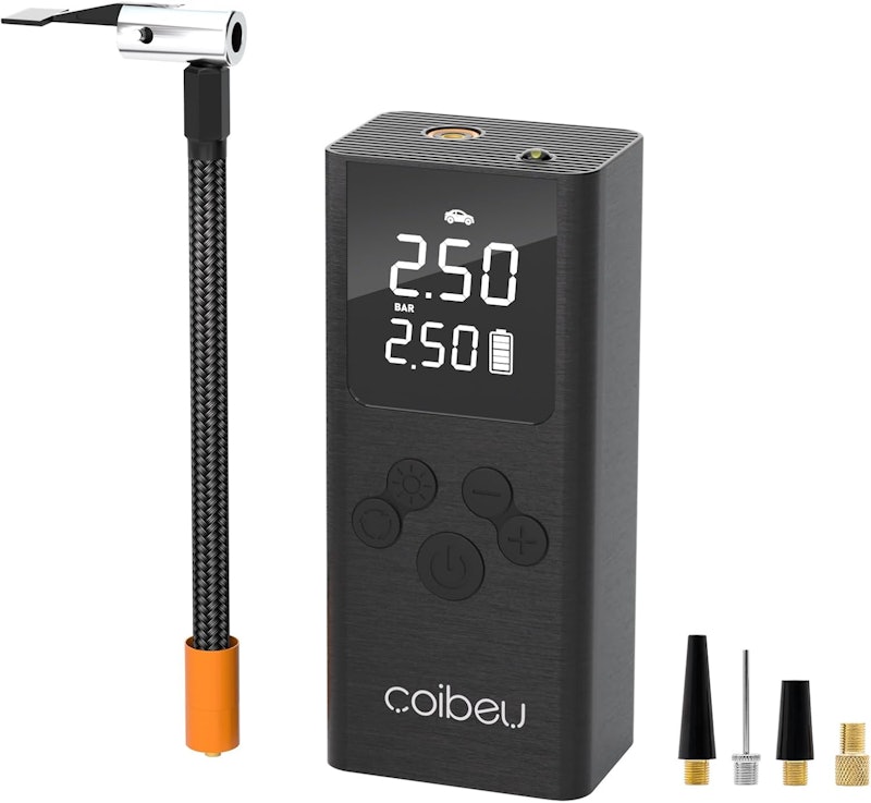 Compressor de Ar Portátil Calibrador de Pneus Coibeu 1