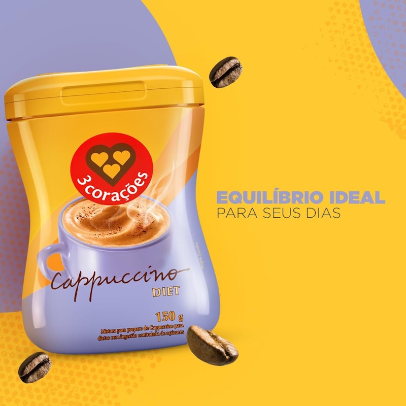 Cappuccino Diet 3Corações 3