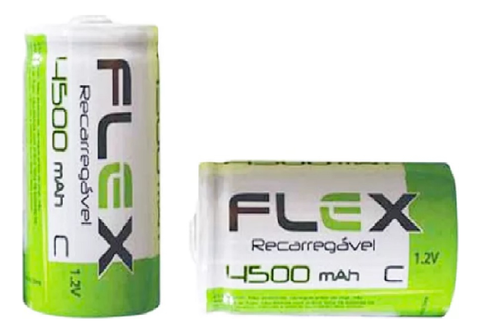 Pilha Recarregável Flex Tipo C 4500 mAh 3