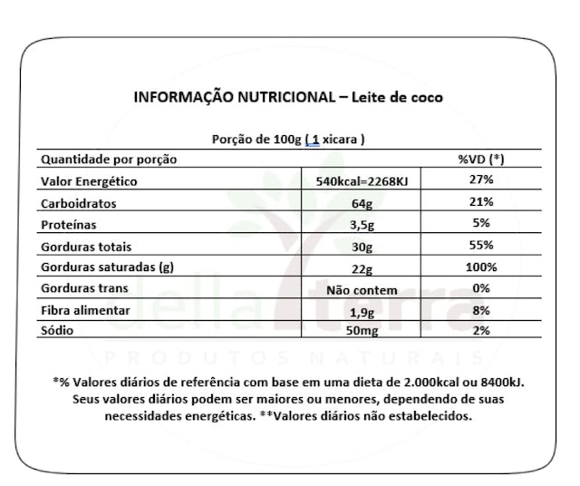 Leite de Coco em Pó Coco Cream 3