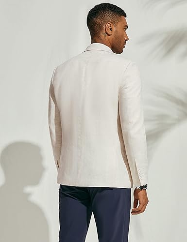 Blazer Masculino de Algodão e Linho 3