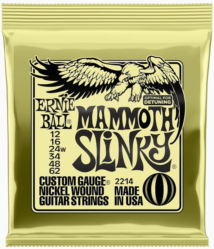 Cordas para Guitarra Elétrica Ernie Ball Mammoth Slinky 1