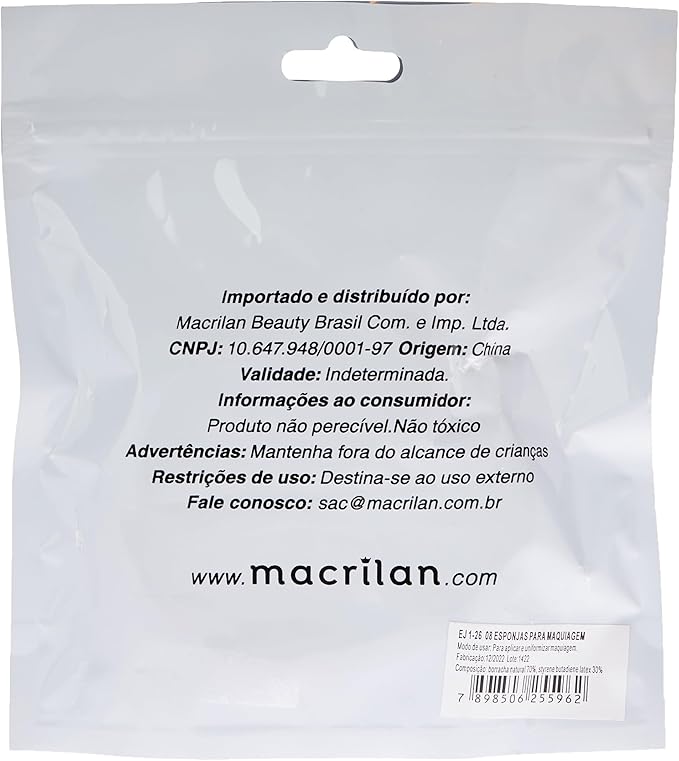 Kit EJ1-26 com 8 Esponjas Macrilan 4