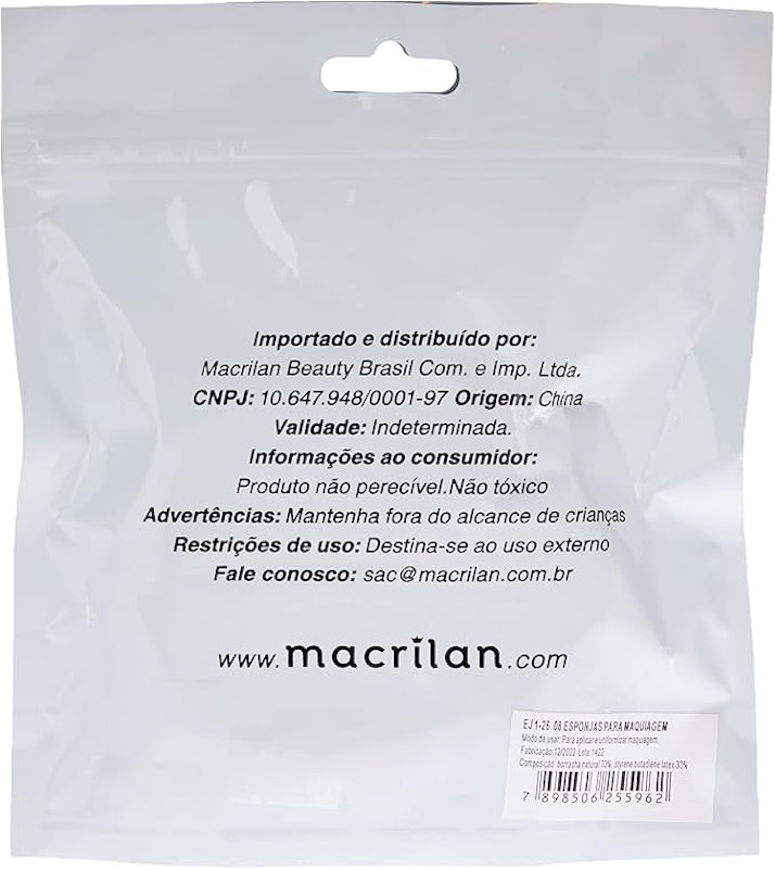 Kit EJ1-26 com 8 Esponjas Macrilan 4