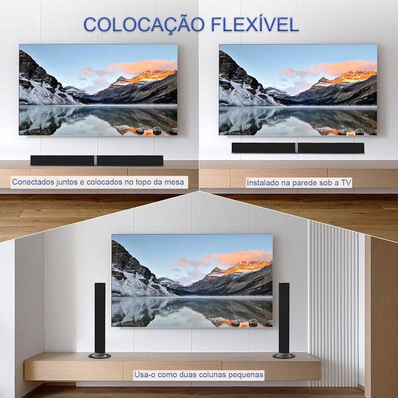 Soundbar 2.1 Canais Home Theater 2