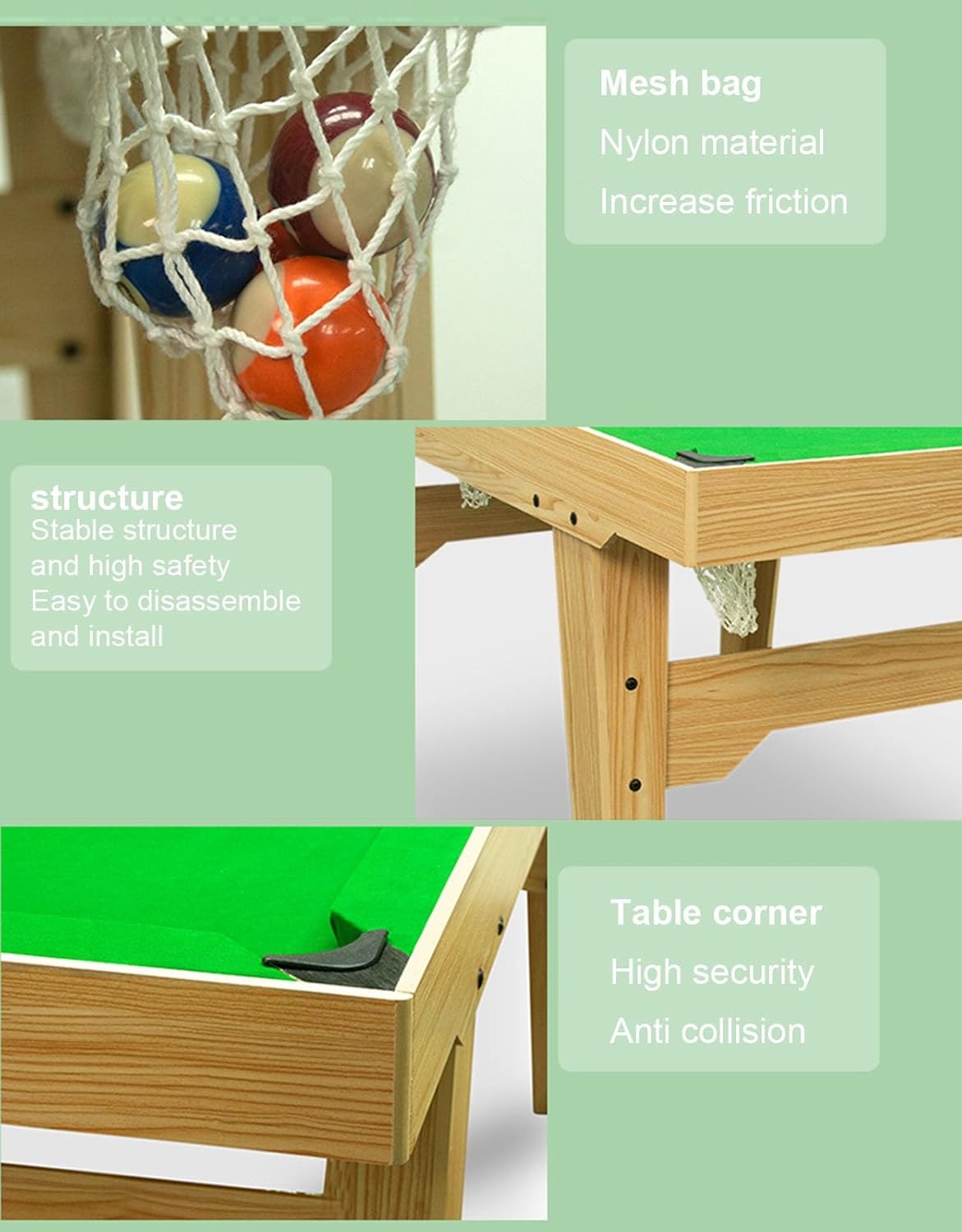 Mesa de Bilhar Portátil Pequena 5