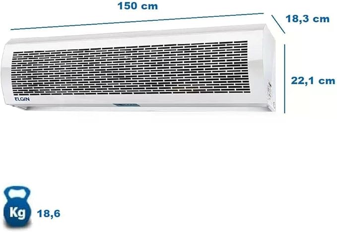Cortina de Ar Compact - Cross-Flow 2 Velocidades 3