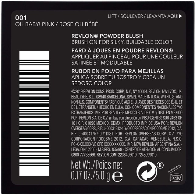 Blush Revlon 001 Oh Baby! Pink 3