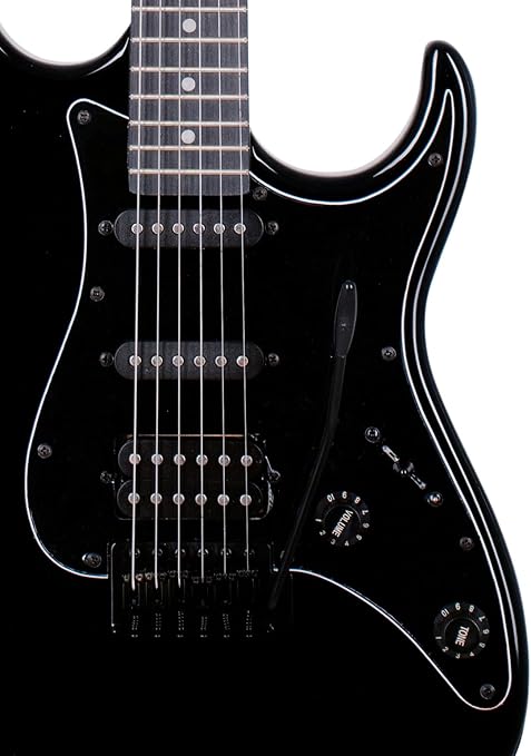 Guitarra 2S 1H Escala Escura Escudo  4