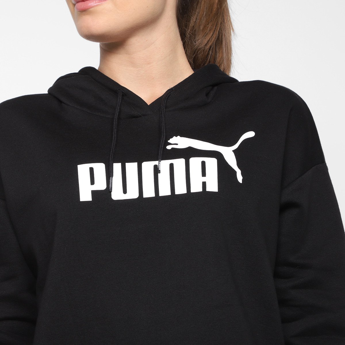 Moletom Feminino com Capuz Puma Essentials Cropped 3