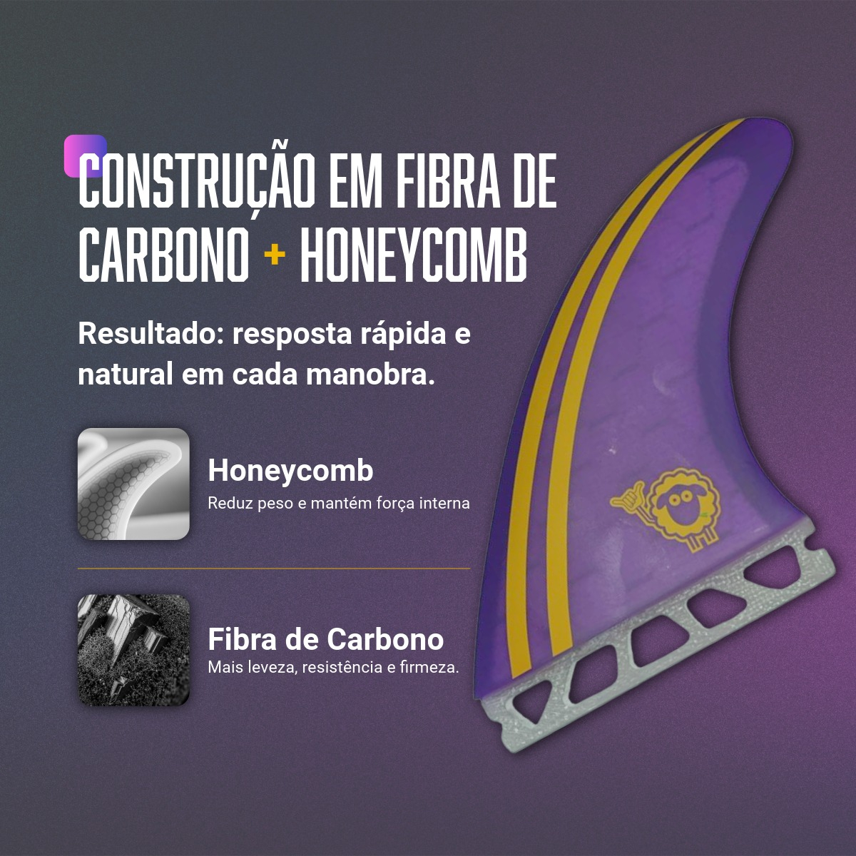 Quilha de Surf Farms x Hang Loose FS-7 Large 3