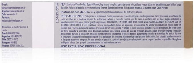 Coloração Creme Color Perfect Special Blonde Wella 3
