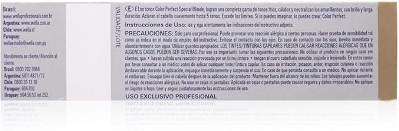 Coloração Creme Color Perfect Special Blonde Wella 3