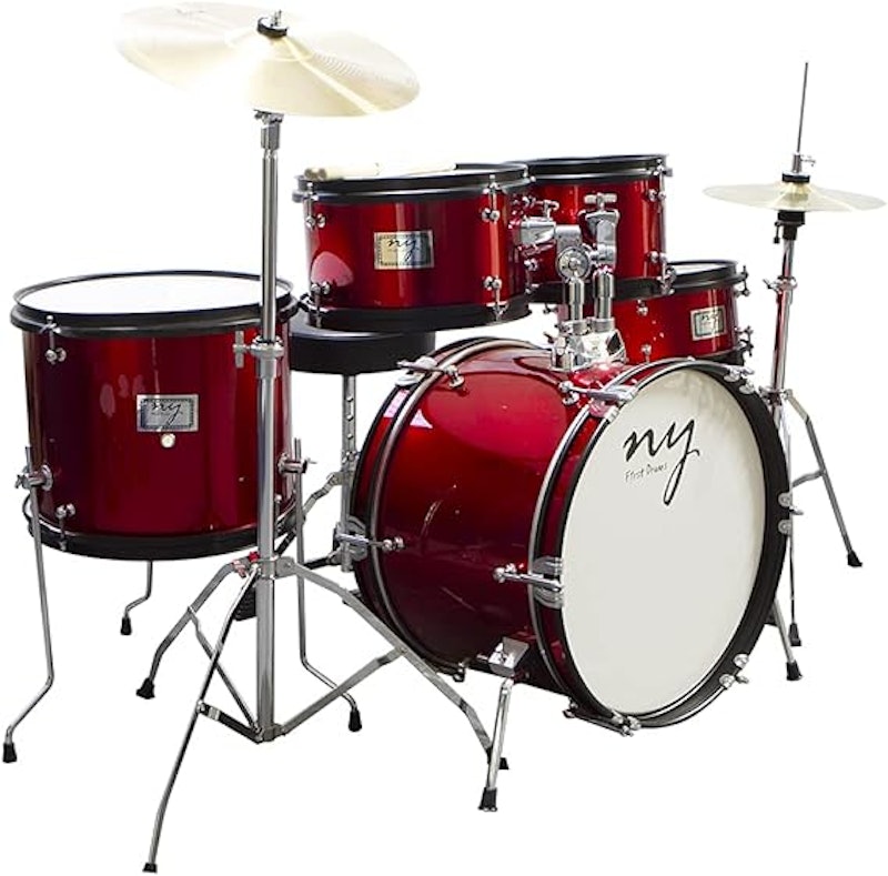 Bateria Acústica Infantil Junior com Banco New York 2