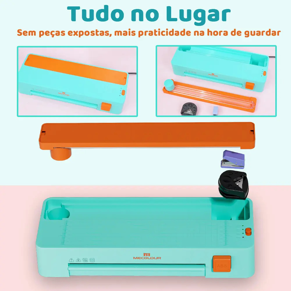 Plastificadora Laminadora Refiladora A4 3 em 1 3