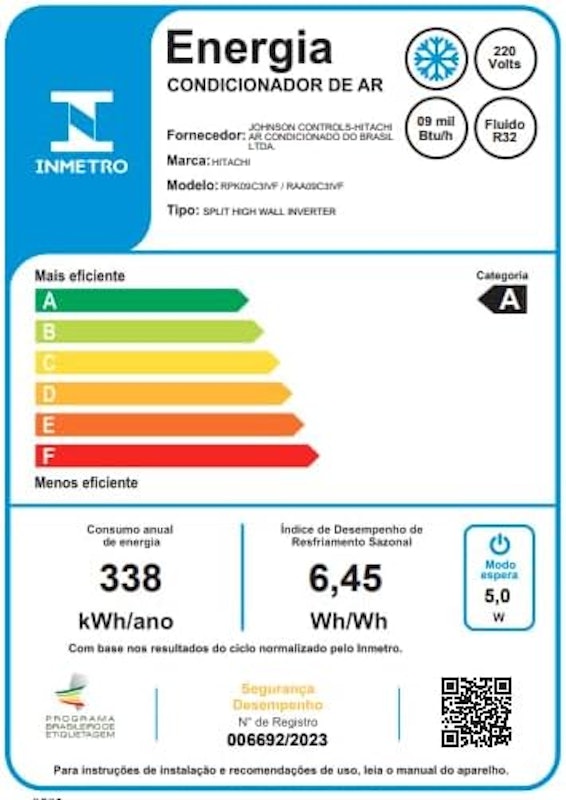 Air Home 600 Hi-Wall Inverter (220 V) 5