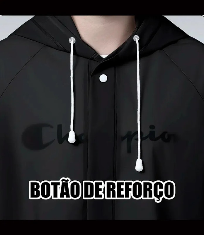 Capa de Chuva Adulto Impermeável Reforçada 5