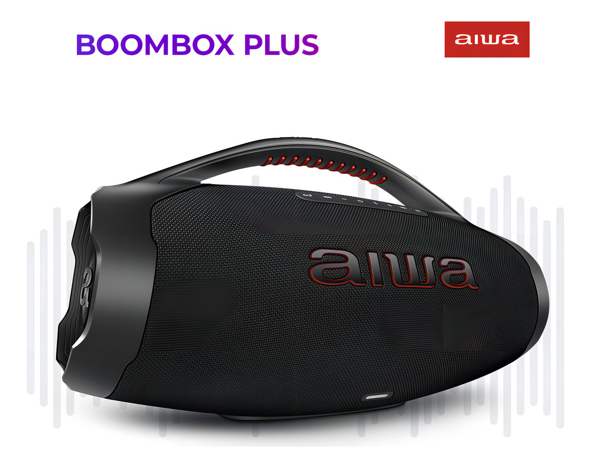 Caixa de Som Boombox Plus AIWA BBS-01-B 2