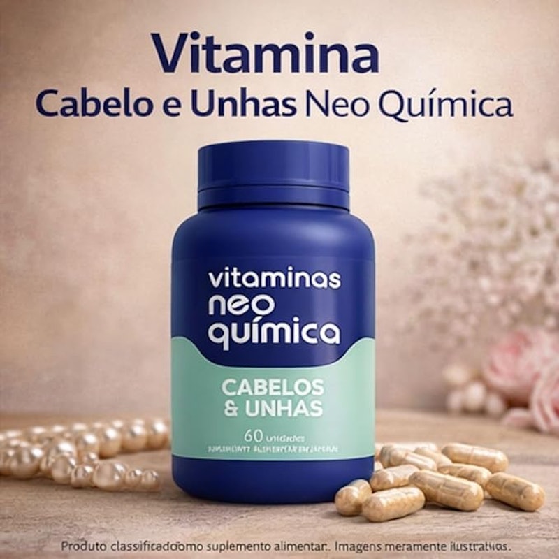Vitamina Neo Química Cabelos e Unhas 2
